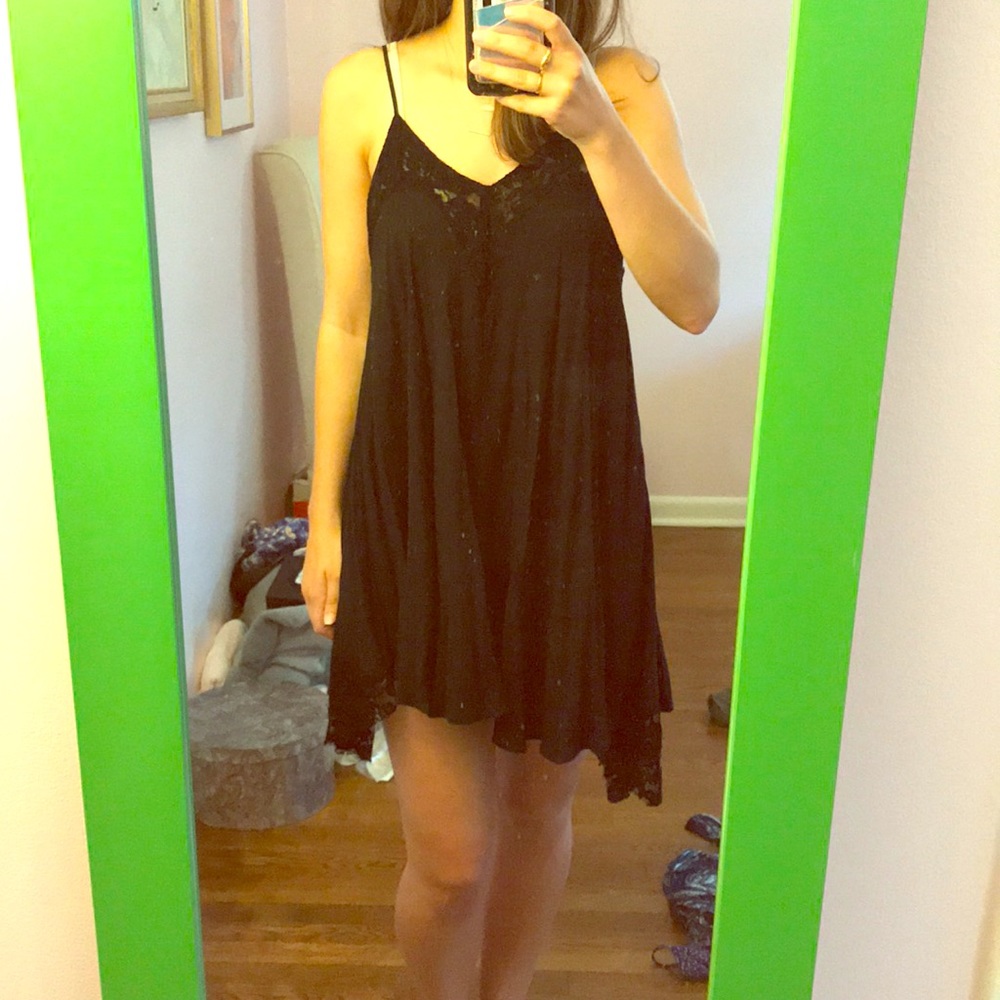 Fun Asymmetrical Little Black Dress